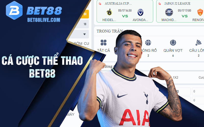 Bóng Đá Bet88 - Loại Hình Cá Cược Có Sức Hút Nhất Năm 2023 4 Cá Cược Thể Thao BET88