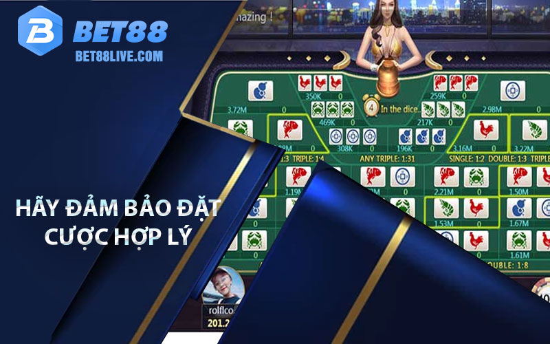 Bầu Cua Tôm Cá Bet88 - Những Chiến Thuật Vip Chơi Hạng Đỉnh 9 Hãy đảm bảo đặt cược hợp lý